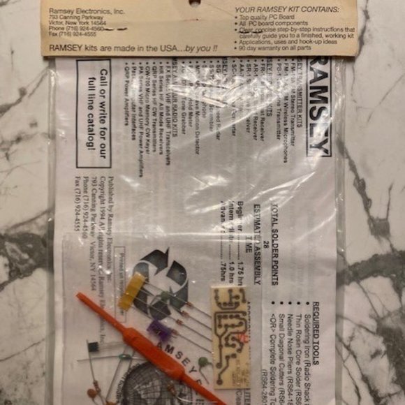 Ramsey Built it Yourself Telephone Bug  Electronics Kit - Picture 2 of 2